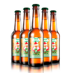 Indlæs billede til gallerivisning Green Santa - design din egen øl etiket - The Beer Label