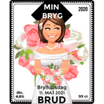 Indlæs billede til gallerivisning Glad Brud - design din egen øl etiket - The Beer Label